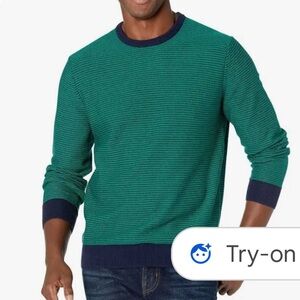 V neck long sleeve sweater,new with tag,XL. 100% cotton..